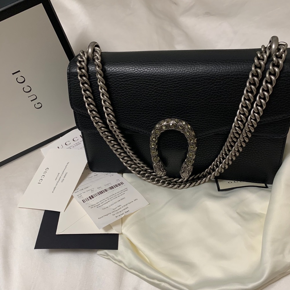 Dionysus Leather Shoulder Bag